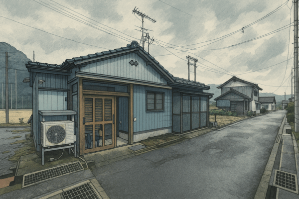 シロアリが発生した家の売却仲介（富山市旧細入村）