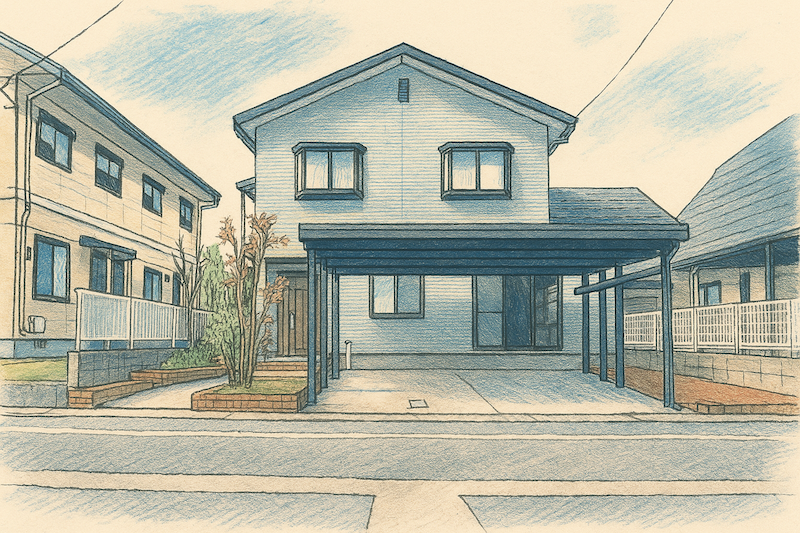 売却仲介した老人施設への入居を機に空き家となった中古戸建住宅（富山市高内：旧大沢町）