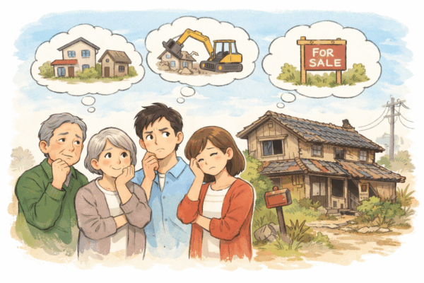 相続した実家、売るか残すか迷ったときに考えてほしいこと｜富山市の空き家相談で多い判断の分かれ目