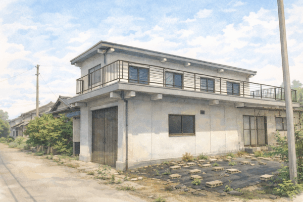 【売却実績】富山市向新庄町のRC造中古住宅を売却｜一般の方には難しい条件の家を業者へ売却した事例