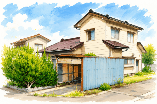 【買取実績】富山市住友町の中古住宅を買取｜解体更地売りを前提に高額査定した事例